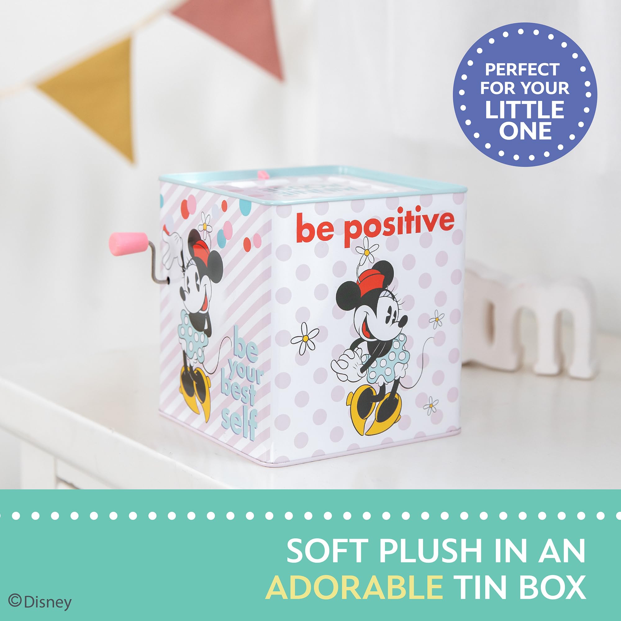 Disney Minnie Mouse Giocattolo Preferito per Bambini Piccoli da 1 a 3 Giocattoli Disney Minnie Mouse per Ragazze, Giocattoli Musicali per Bambini Piccoli da 1 a 3 Anni