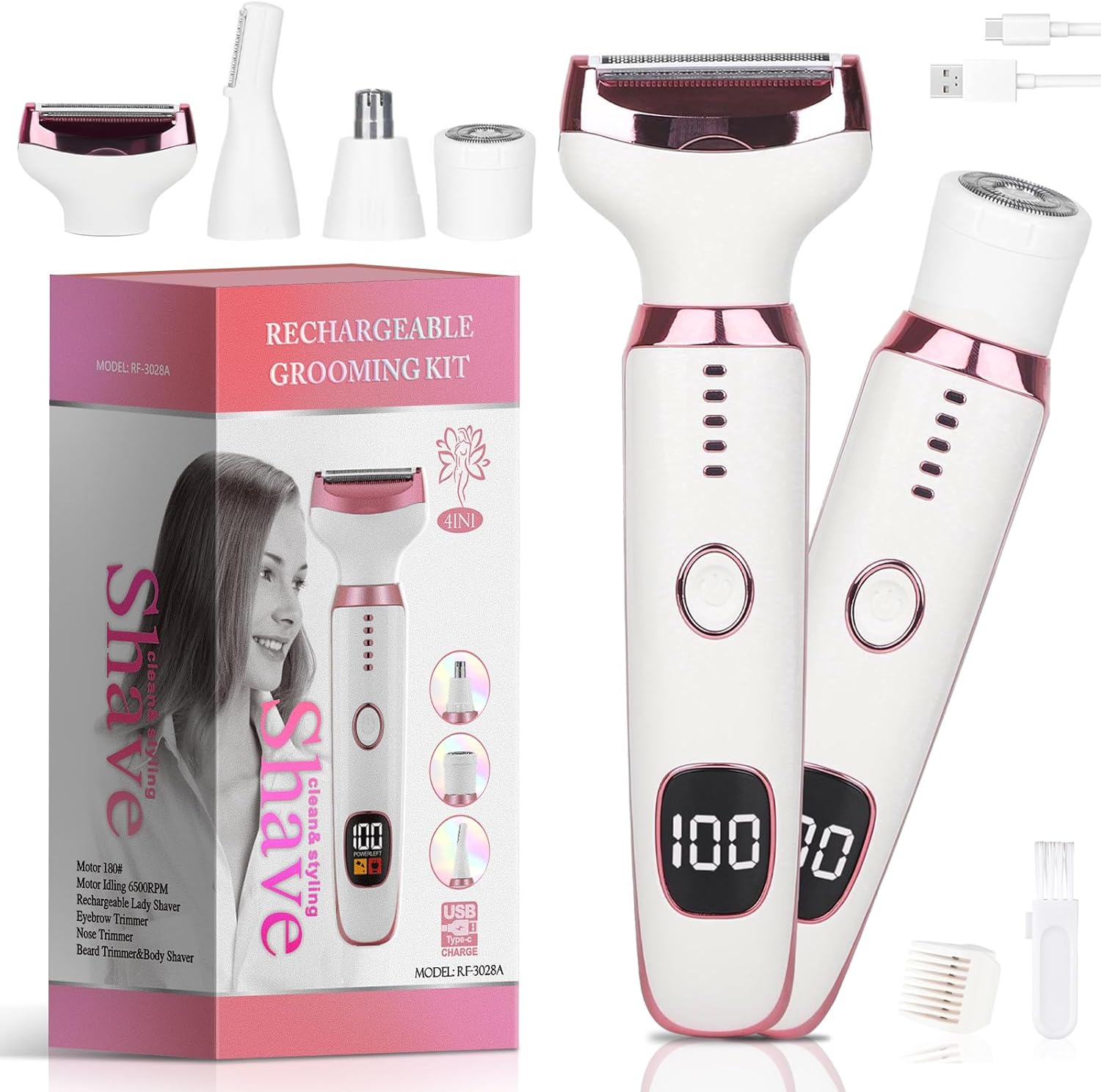2026 Electric Razor for Women Men,4 in 1 Ladies 1 11 wsefwef