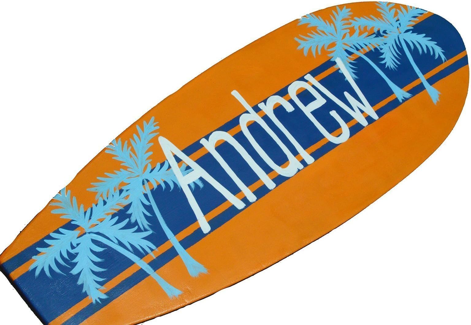 Custom Beach Signs - Personalized 36 inch Surfboard Wall Art - Luau Party Decor