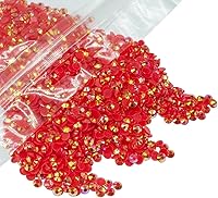 Vista 71 de 8000 diamantes de imitación transparentes de resina AB de 0.118 pulgadas para manualidades de diamantes de imitación de gelatina AB de parte trasera