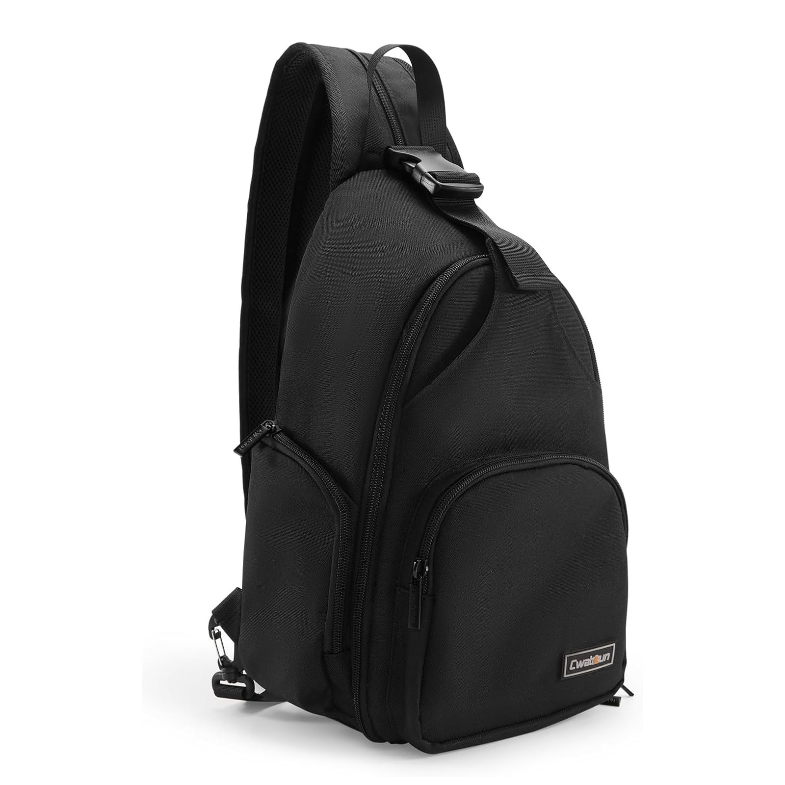 Cwatcun Sac pour Appareil Photo, Sac à bandoulière pour Appareil Photo, Sac pour Appareil Photo Reflex avec Port de Chargement USB Compatible, Sac à Dos étanche et résistant aux Chocs(2.0 Noir)