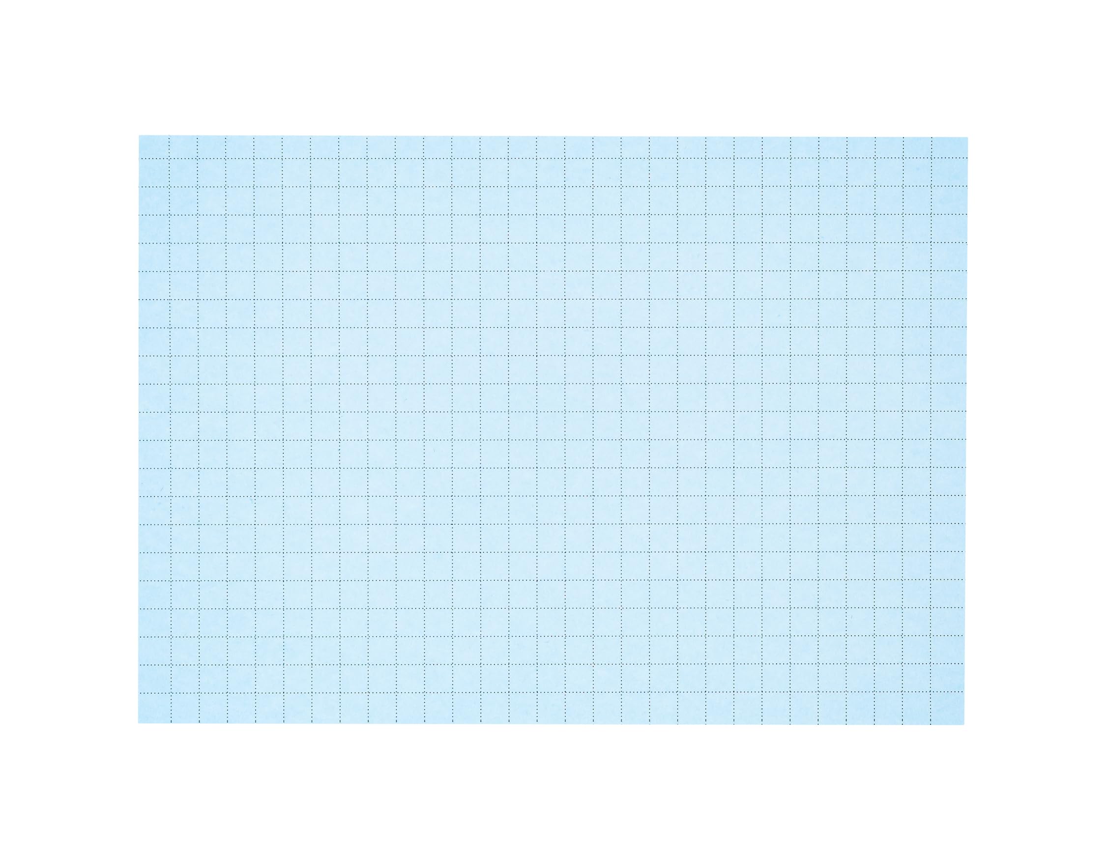 TSI Fiszki A6 posortowane pod względem koloru, opakowanie 100 sztuk, w kratkę, wymiary: DIN A6 (148 x 105 mm), nr art. 65856