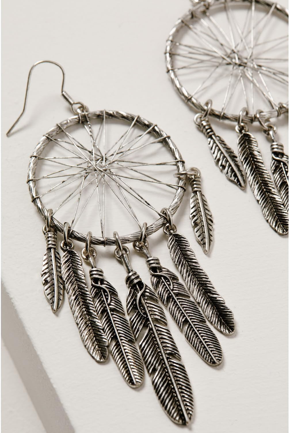Shyanne Women's Wild Soul Dreamcatcher Fringe Hoop Earrings - SASU21E7 One Size