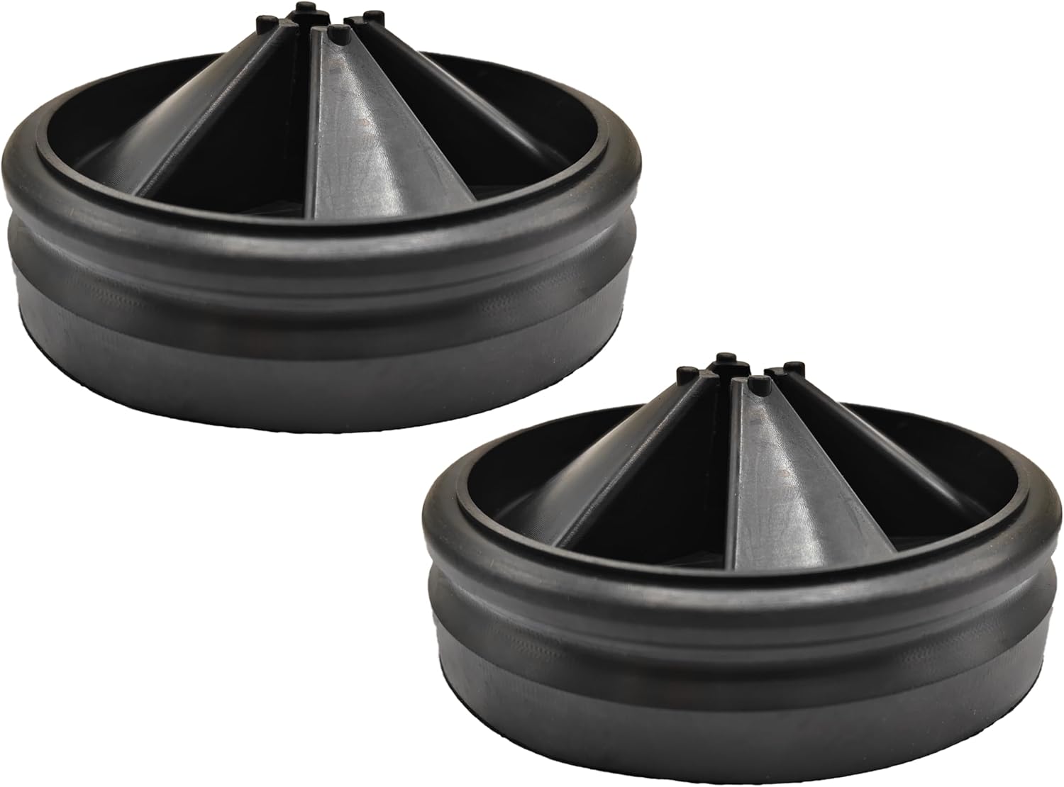 3 3/8" Garbage Disposal Splash Guard Removable Quiet Collar Drain Plugs for InSinkErator Rubber Drain Insert Evolution Series QCB-AM Sink Baffle Drain Cover for Blanco Sink Accessories 2 Pack