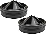 2 Pack Garbage Disposal Splash Guard, Removable Quiet Collar Drain Plugs, for InSinkErator Evolution Series QCB-AM Sink Baffle Drain Cover 3 3/8 Inch