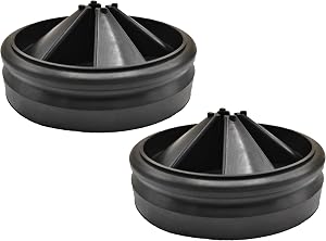 2 Pack Garbage Disposal Splash Guard, Removable Quiet Collar Drain Plugs, for InSinkErator Evolution Series QCB-AM Sink Baffle Drain Cover 3 3/8 Inch
