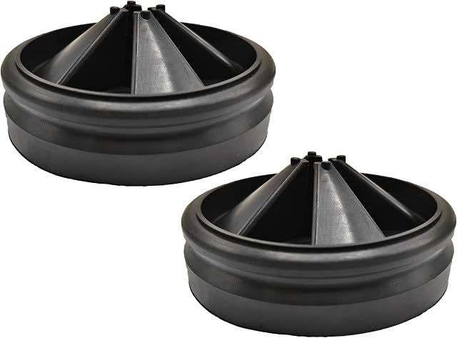 2 Emballage Protection anti-effraction, Bougies amovibles de drainage de collier, pour InSinkErator Évolution Series QCB-AM Couverture de drainage de l'évier de baffle 3 3/8 pouces