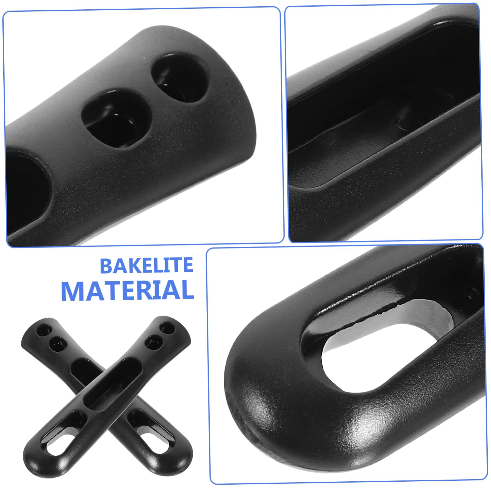 IMIKEYA Ersatzgriffe Für Küchentöpfe 2er-Pack Abnehmbarer Wok-Griff Ergonomischer Griff