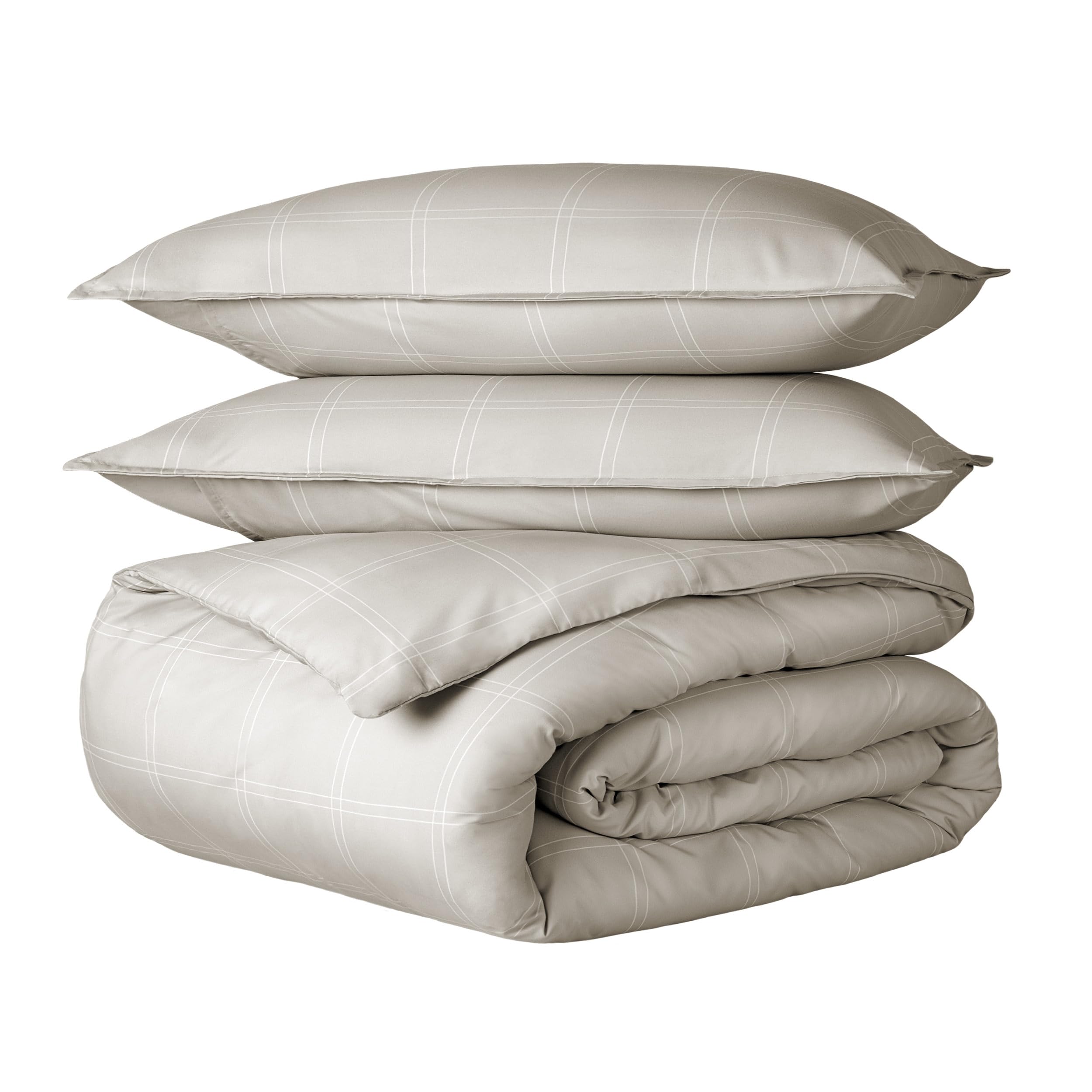 Bare Home Bedding Duvet Cover King Size - Premium 1800 Super Soft Collection - Lightweight, Cooling - Soft Breathable Bedding Duvet Cover (King,