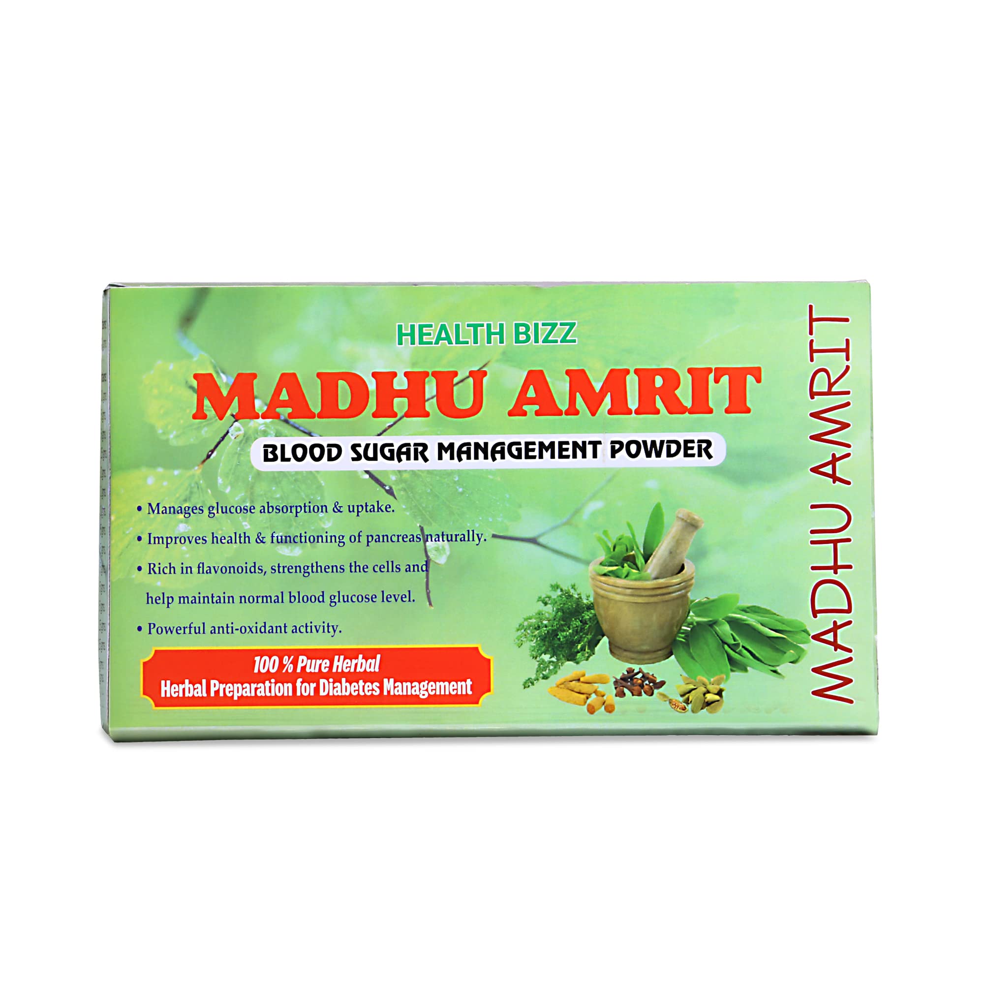 Madhu Amrit Powder For Healthy and Normal Blood Sugar Levels | diabetic care| (pack of 3)