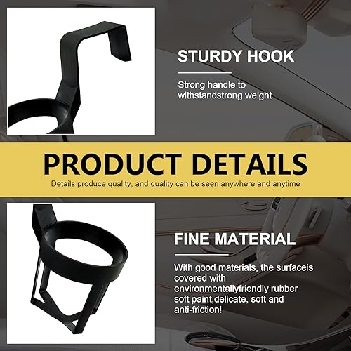 Miniatura 4 de 2 portavasos para automóvil, expansor portátil para bebidas, antideslizante para almacenamiento de bebidas y tazas, universal para la mayoría de los
