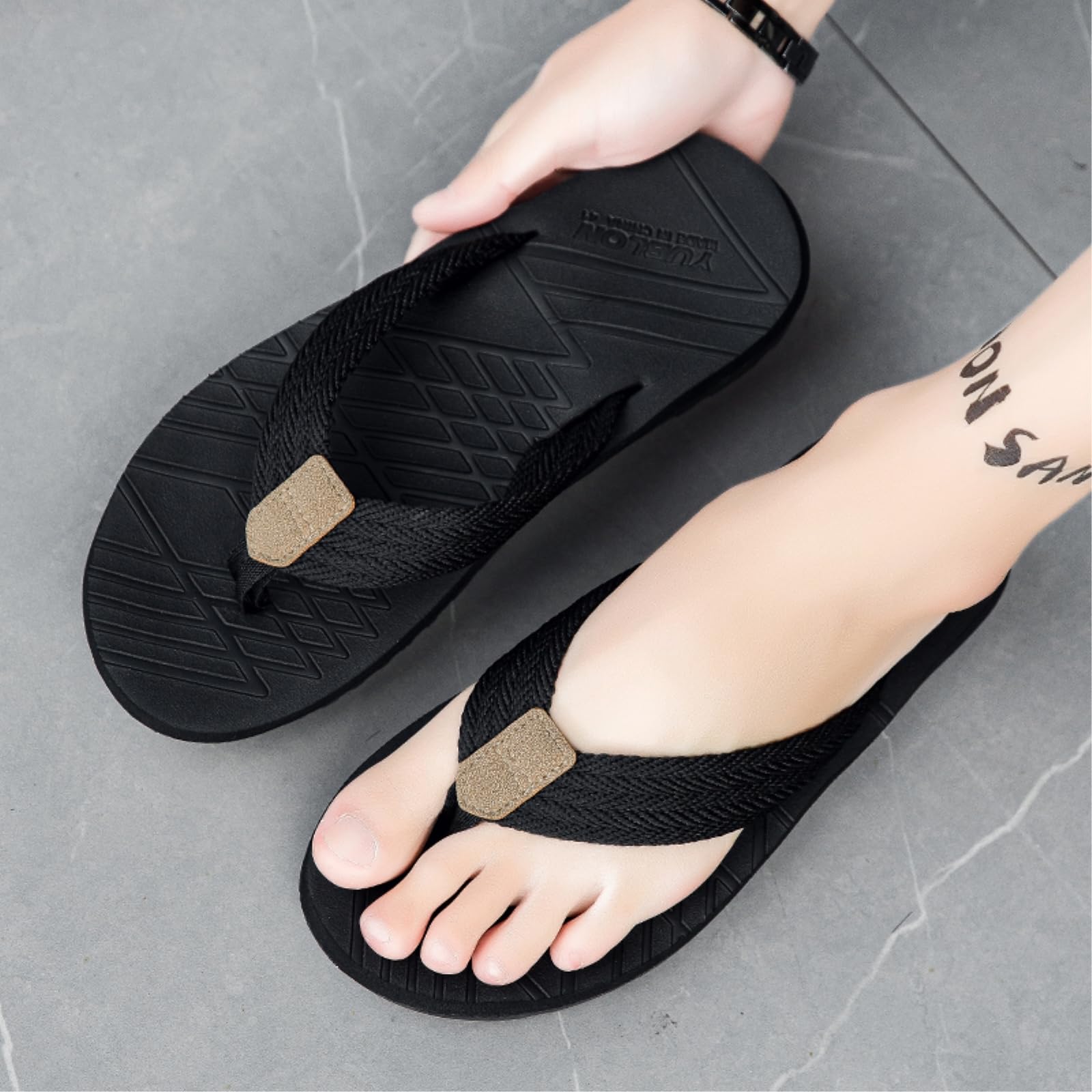 Chanclas Sandalias De Los Hombres para La Moda Verano, Estilo Moda, Al Aire Libre Antideslizantes Playa-b-39