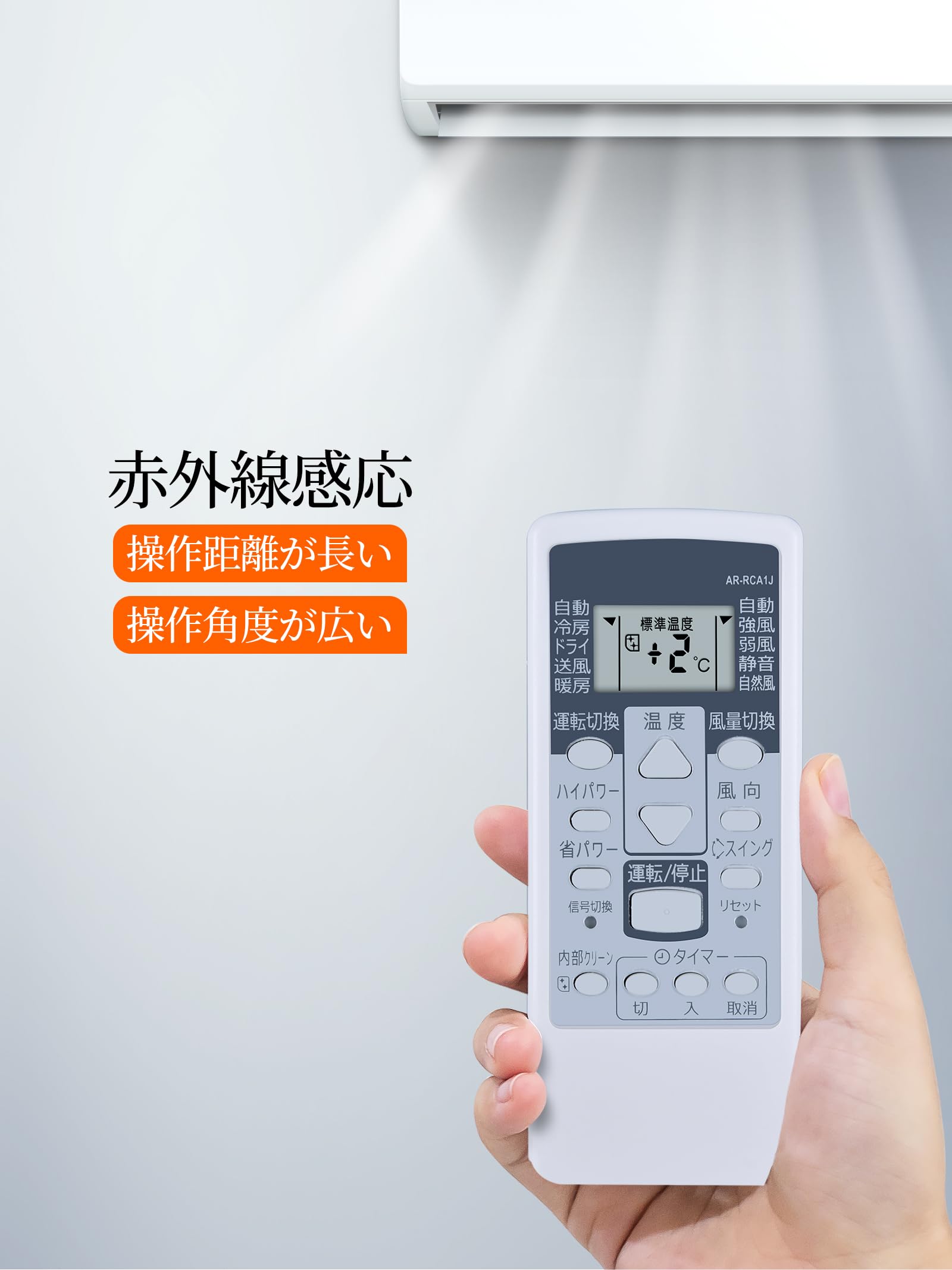Amazon.co.jp: AHTHA AR-RCA1J エアコンリモコン for Fujitsu 富士通