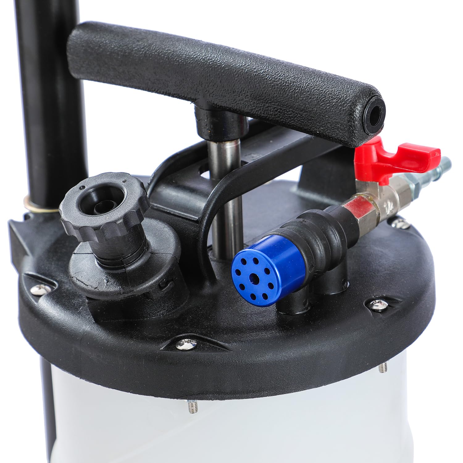 KATSU Tools Pompa pneumatica manuale per l'estrazione dell'olio da 5 litri, evacuatore di fluidi, motore, cambio dell'olio, pompa di aspirazione a vuoto per auto, moto, marine