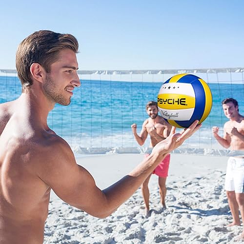 Miniatura 7 de Wisdom Leaves Voleibol Tamaño oficial 5, voleibol suave para juegos de parque de playa en interiores y exteriores