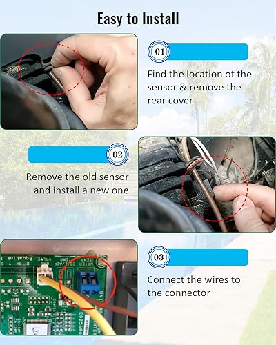 Miniatura 6 de Sensor de temperatura R0456500, apto para JandyZodiacLegacy piscina y calentadores de spa, reemplazar R0456600 R0523900 R0477300 6204-209