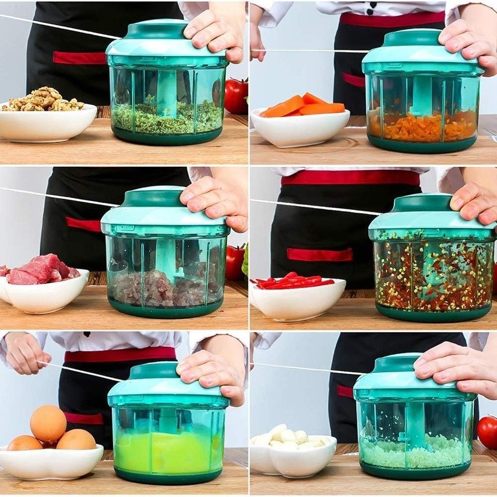 Food Processor, Household Electric Meat Grinder, Stainless Steel Meat Grinder, Meat, Vegetable, Fruit and Nut Grinder (5.51 * 5.11 * 5.31)