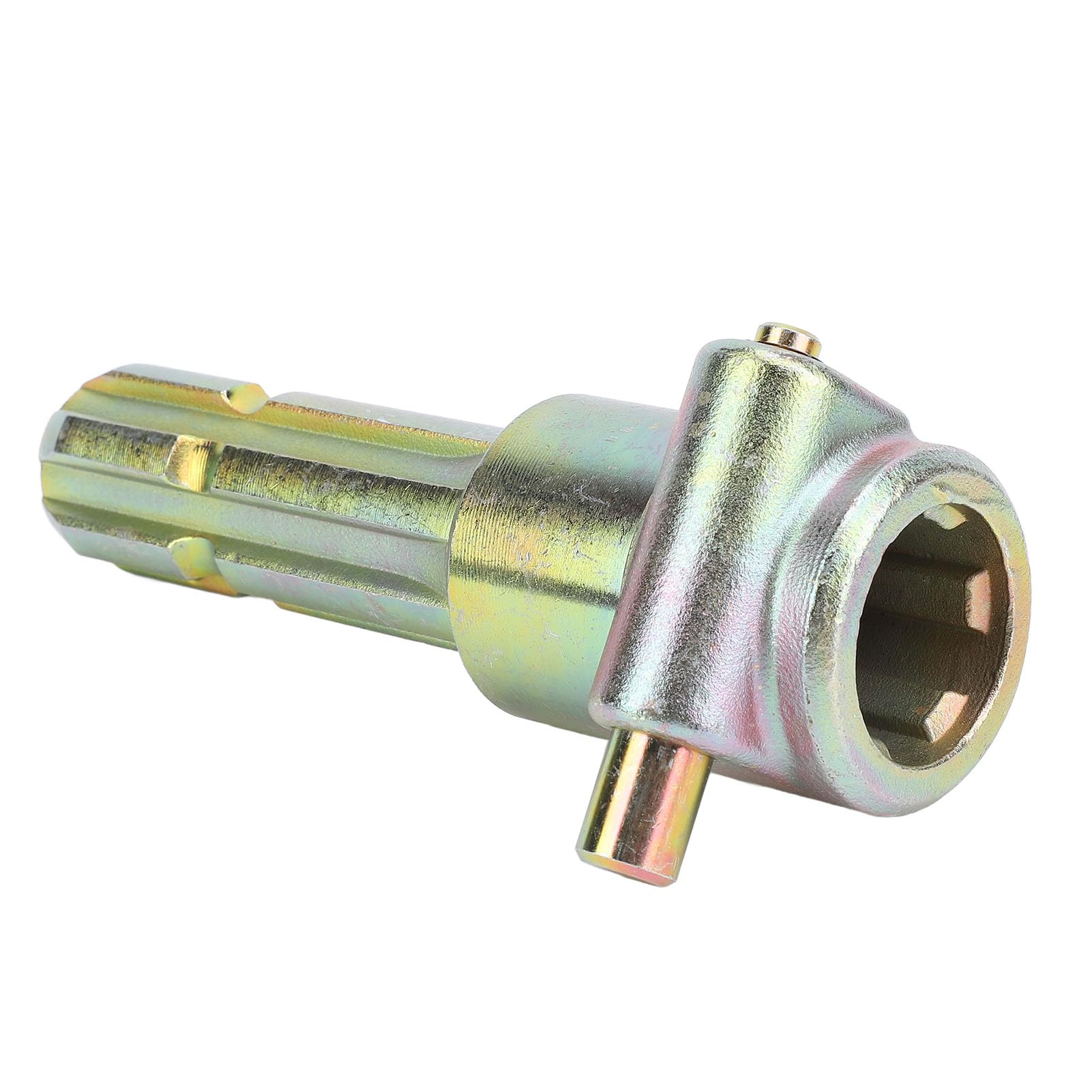 Drfeify Adapter Przedłużający WOM Metalowy Przedłużacz Wału Odbioru Mocy 1 3 8 Cali 6 Wielowypustów PA09 4 125 Cali Szybkozłącze do Ciągników o Mocy do 70 KM i 3-punktowego Szybkozłącza