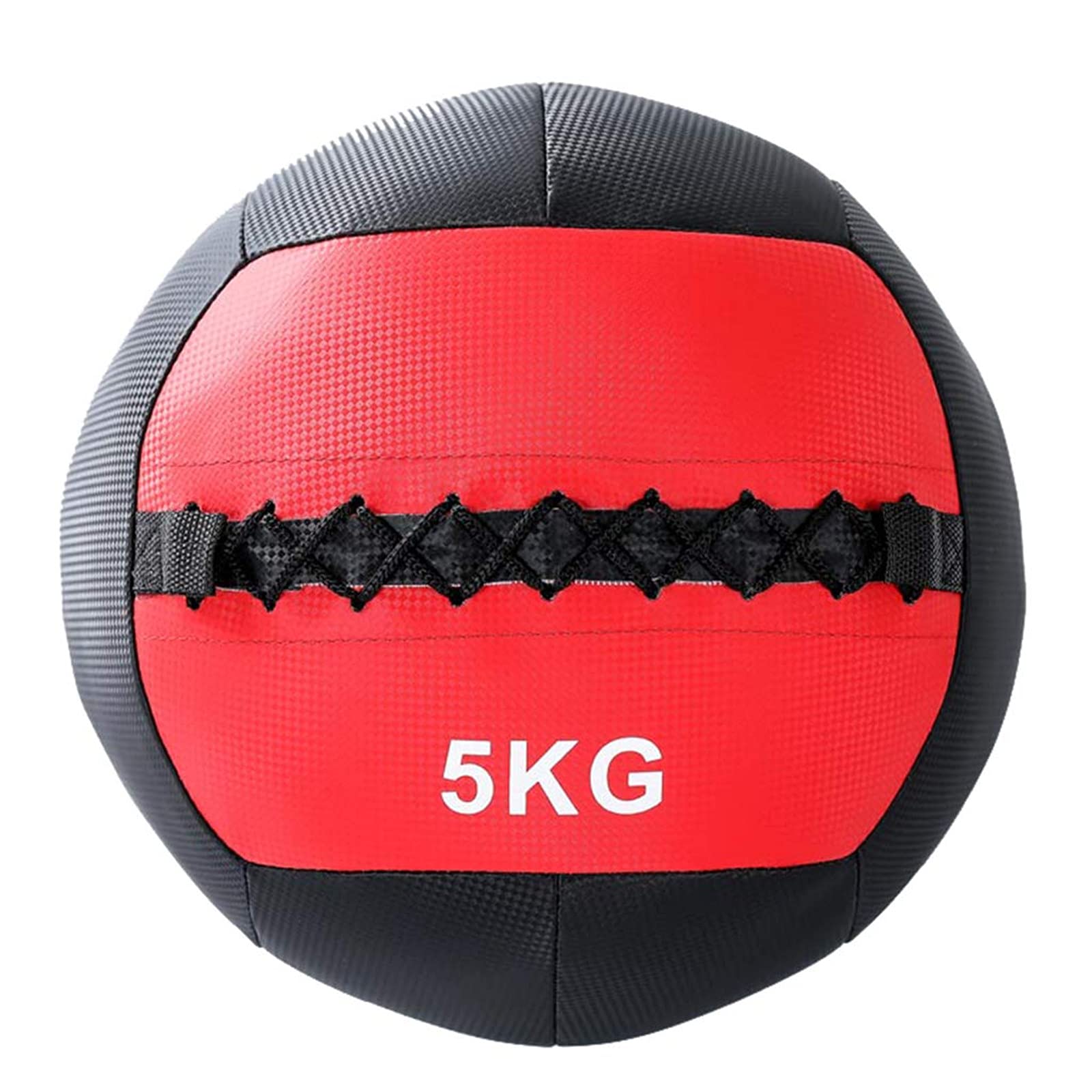 Piłki do ćwiczeń, Piłka lekarska Piłka lekarska Wall Ball Easy Grip i gumowa waga 2-12 kg do treningu przekrojowego, ćwiczeń fitness,5kg