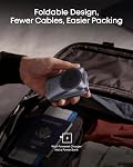 Anker Prime 3-in-1 Charging Station, AirCool Wireless Charger, 25W Qi2.2-Certified Palm-Sized Foldable MagSafe Charger Compatible with iPhone 17, Apple Watch, AirPods (Non-Battery, with Adapter)