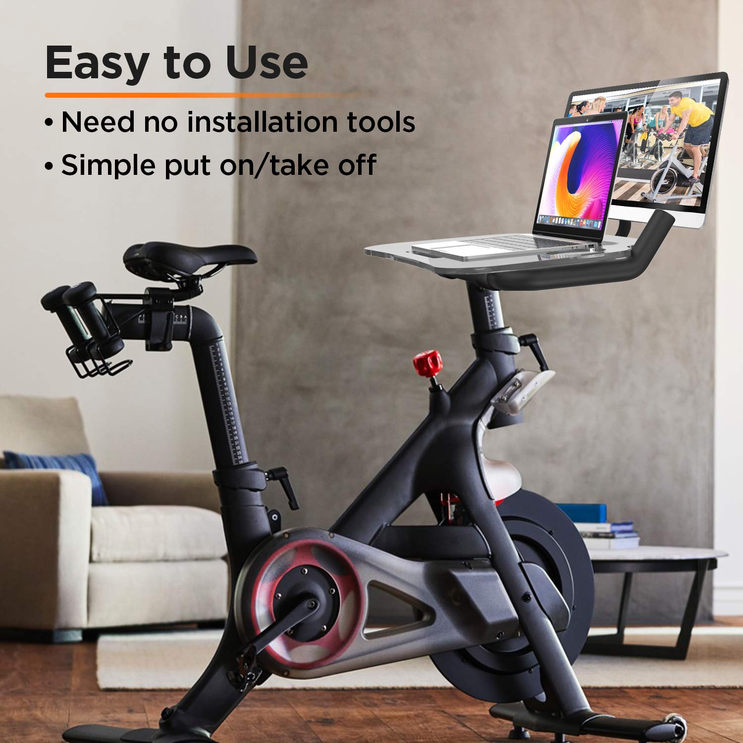 IPOW Peloton Desk Tray with Cup Holder Peloton Laptop Tray Holder for