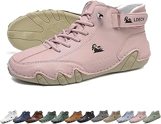 Botas altas italianas hechas mano de cuero suave Gamuza, zapatos Beck for hombre impermeables antideslizantes ligeras transpirables botas altas, zapatillas casuales for senderismo y conducción
