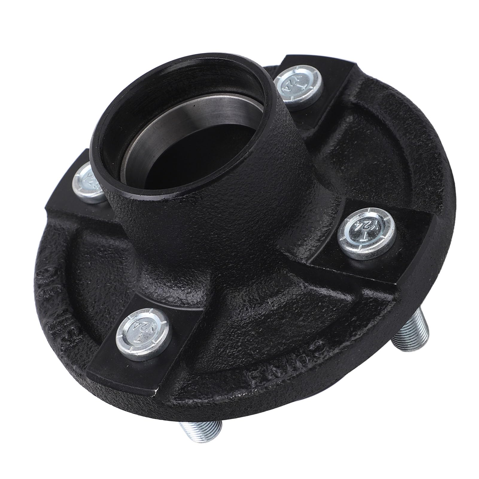 2000lbs Trailer Axle Kit Enhanced Safety High Load Bearing 4 On 4in Screw Idler Hub Round Bt8 Spindle Cargo Boat Trailer