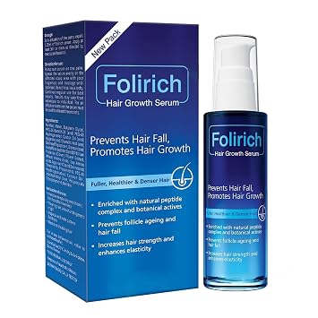 Claritys 60 ml folirich hair serum/for promotes hair growth/for fuller, healthier & denser hair/for men & women both 60 ml