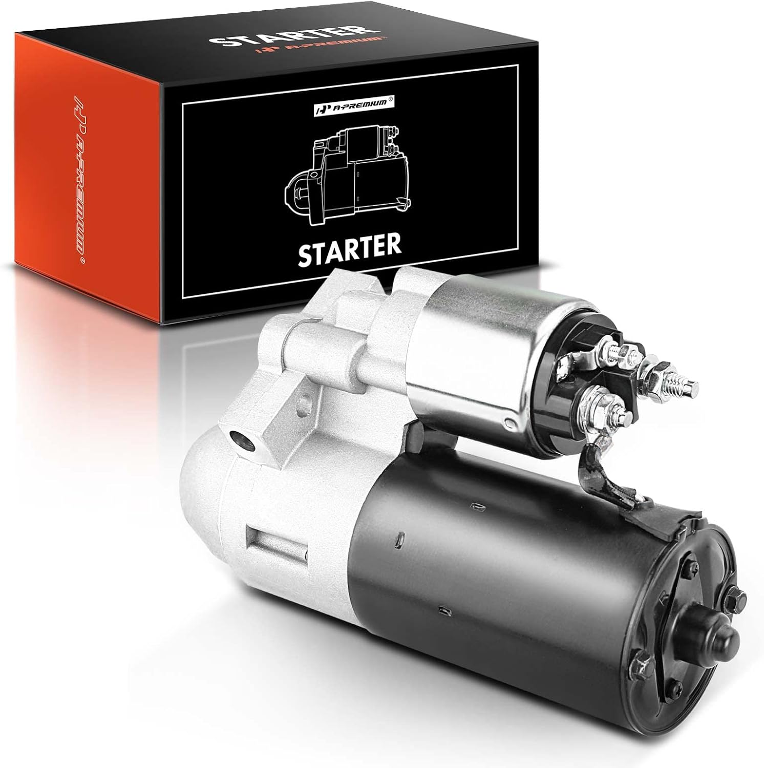 A-Premium Starter Motor Compatible with Jeep Cherokee 86-94, Wagoneer 86-87, Wrangler 87-94, Comanche & Eagle Premier, L4 2.5L, 12V 1.4KW 9 Teeth Clockwise, Replace# 56027350, 0001108031, 8953002125