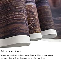 Vista 6 de Aperturee Telón de fondo rojo de 5 x 3 pies, con texto en inglés "Happy Birthday", dos decoraciones rápidas de segundo cumpleaños, con bandera a