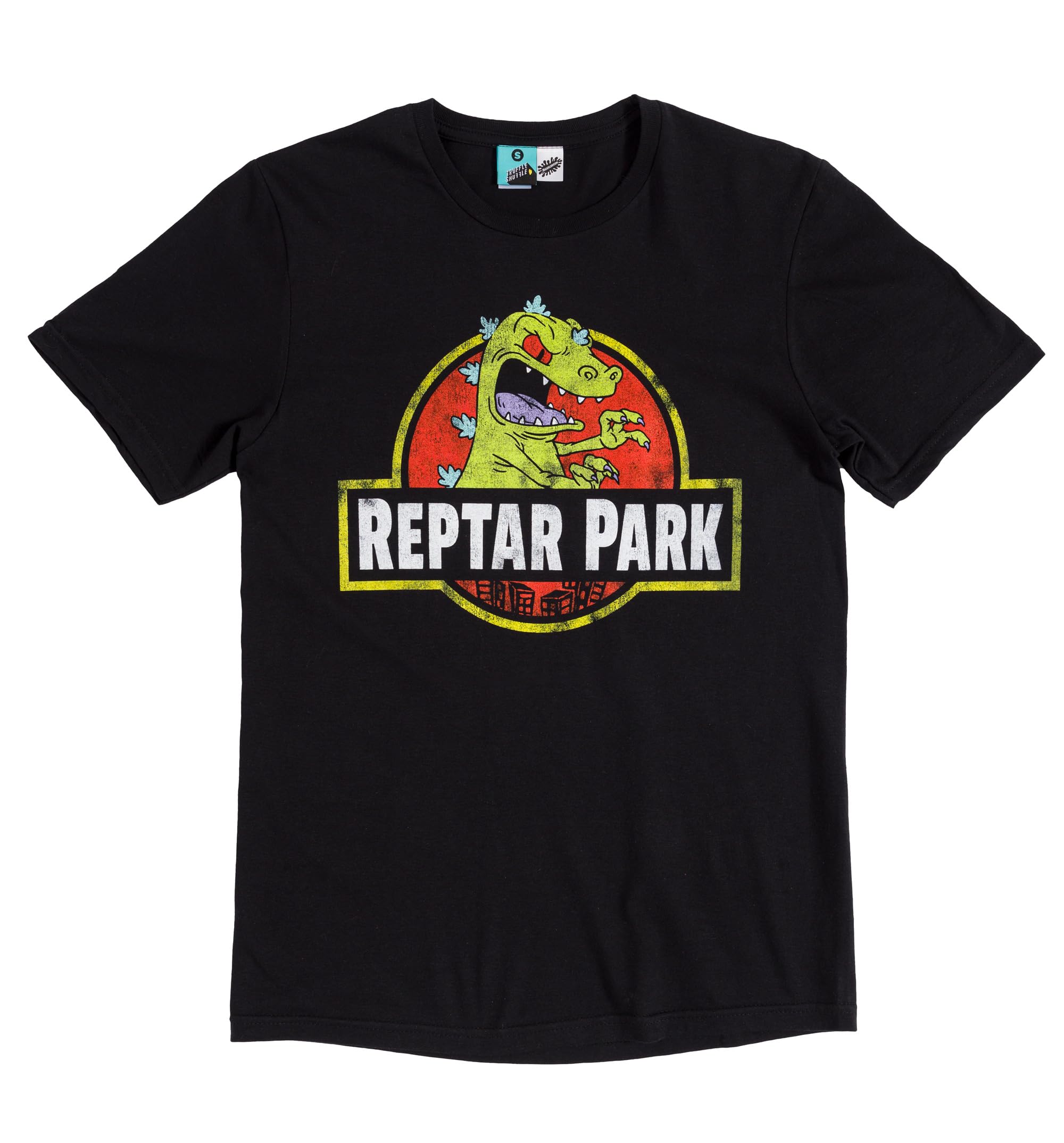 TruffleShuffle Rugrats Reptar Park Black T Shirt