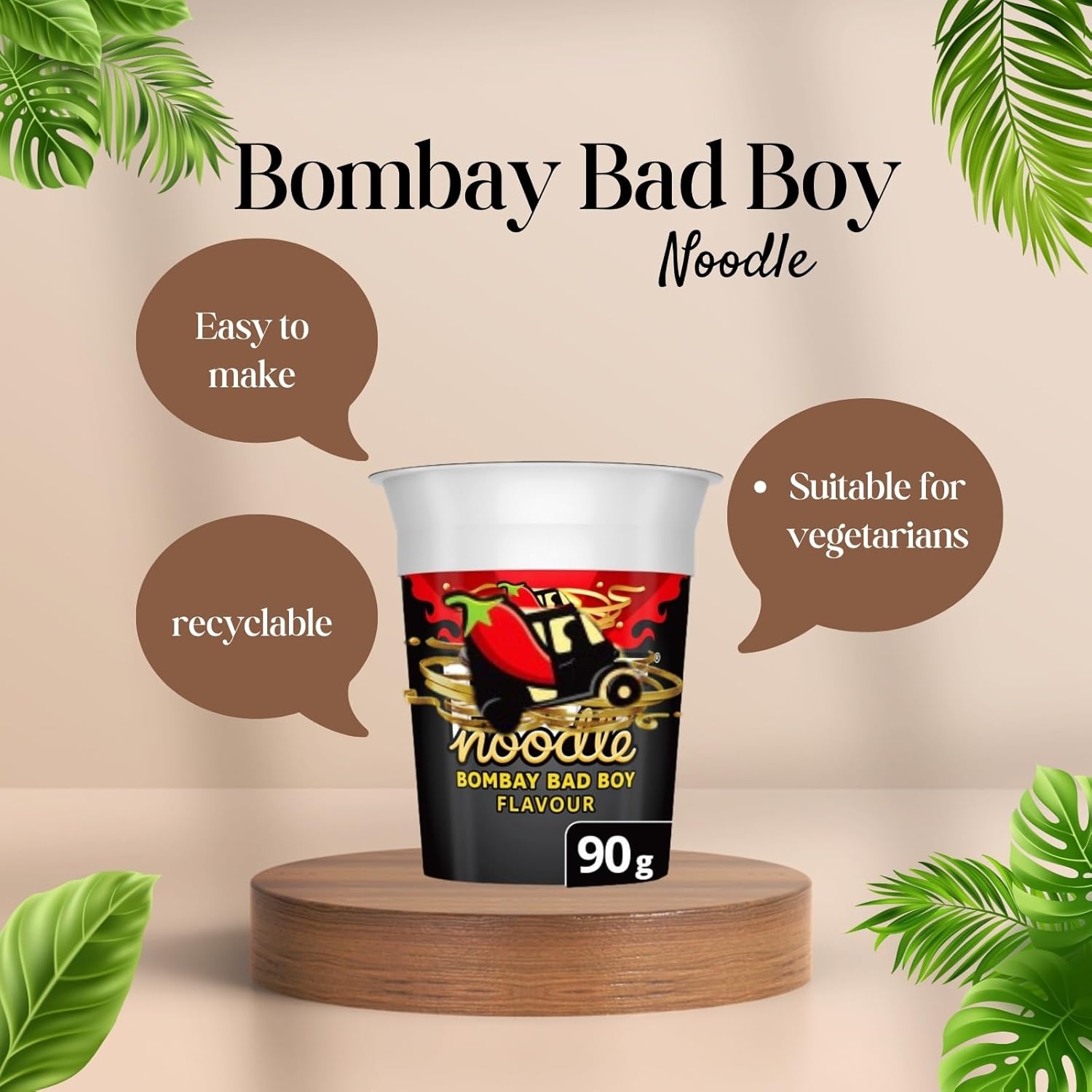 Noodles Multipack of 12 With 3x Pot Noodle Beef and Tomato,3x Pot Noodle Chicken & Mushroom, 3x Pot Noodle Original Curry, and 3x Pot Noodle Bombay Bad Boy - Quick and Easy Ready Meals and Snacks