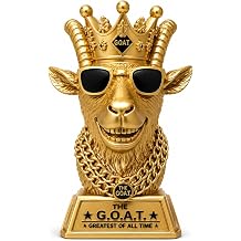 GOAT Trophy Award, 6.1 Inch Handmade Resin Greatest of All Time Trophy