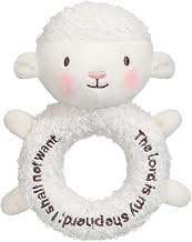 Karenhi Lamb Stuffed Animal Little Sheep Stuffed Animal Praying Baptism Soft Plush Snuggle God's Lamb with Embroidered Religious Gifts for Boys Girl Baby Showers Mom's Barnyard Nursery Decor Doll Toy