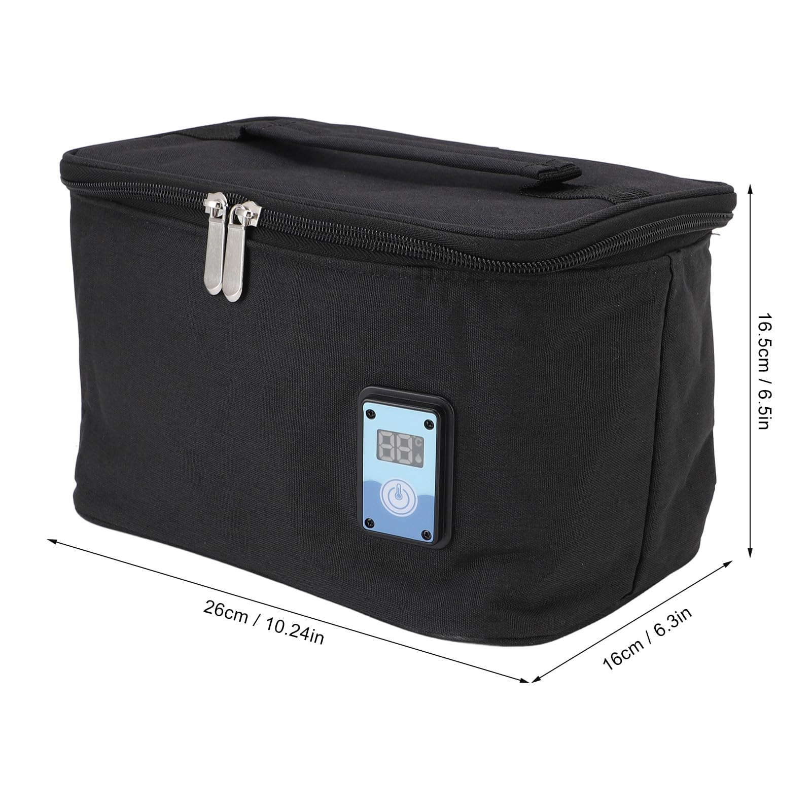 Sac de Refroidisseur de Lait Maternel avec Affichage de Température Numérique, Sac à Bouteille isolé de 6800 ML Lait Maternel sur la Sangle pour la Garderie Maman Qui Allaitait,