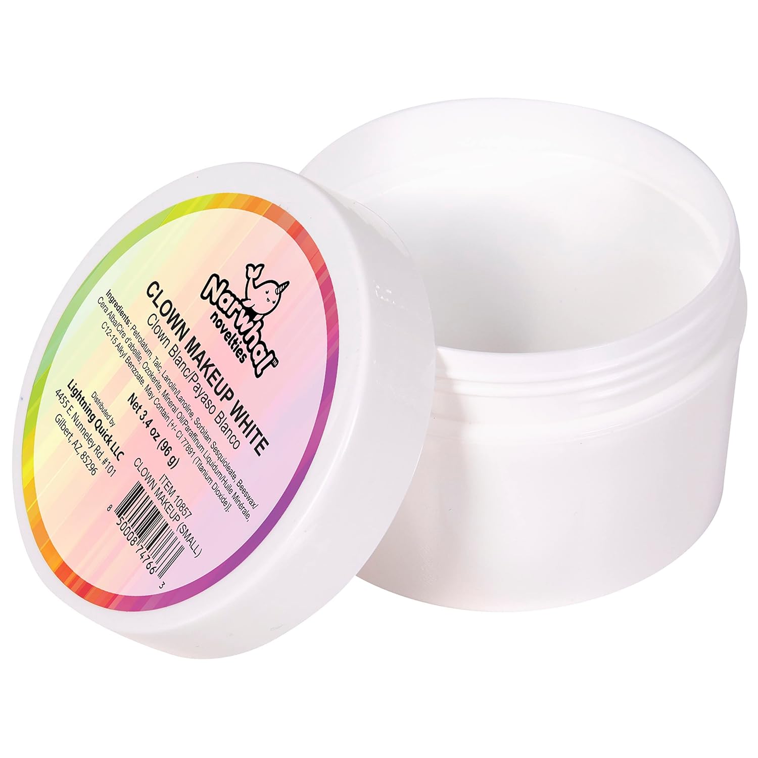 Counterfeit Blonde Clown White Makeup (Small 3.4 Ounces)