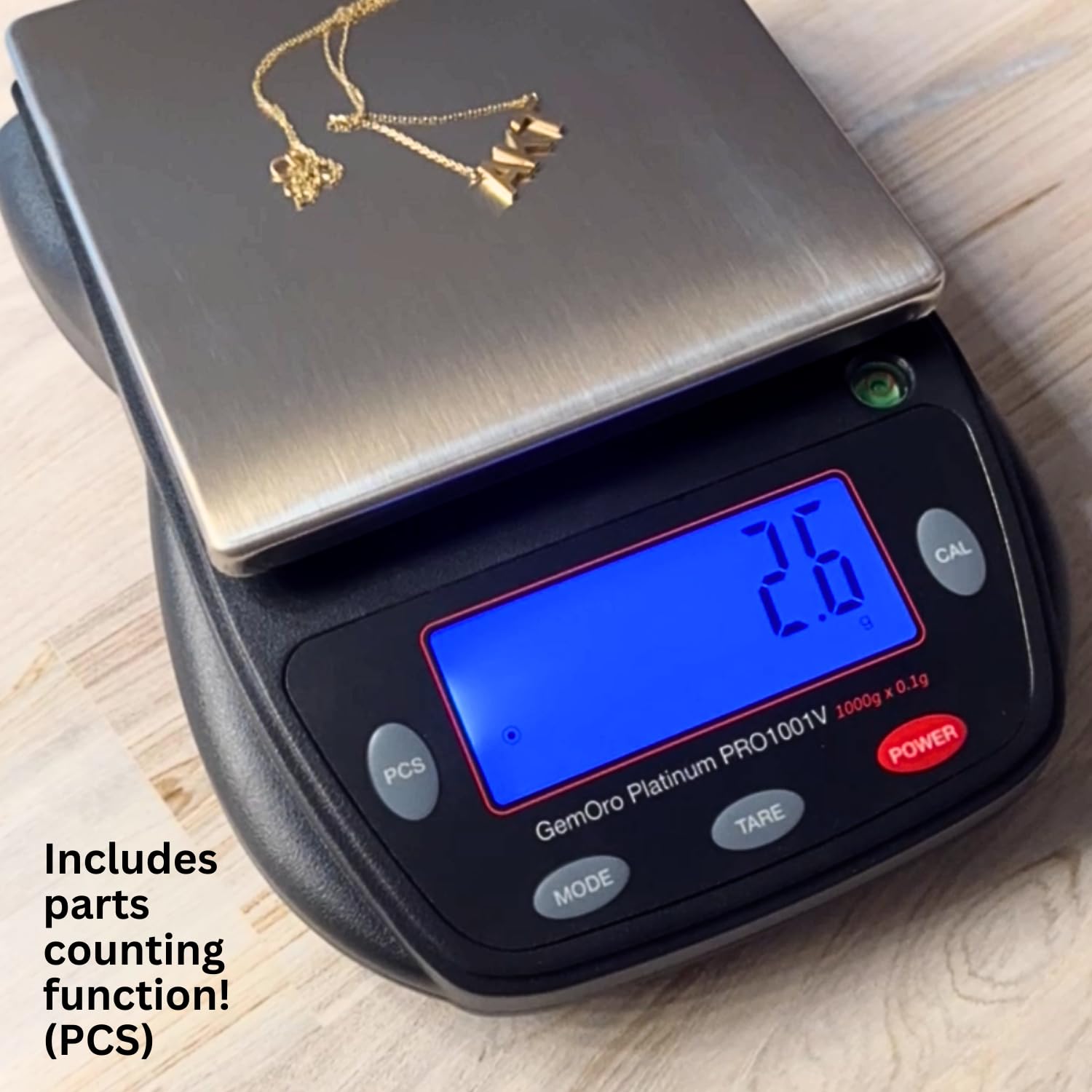 GemOro Platinum PRO1001V Jewelry Scale - Precision Weighing -8