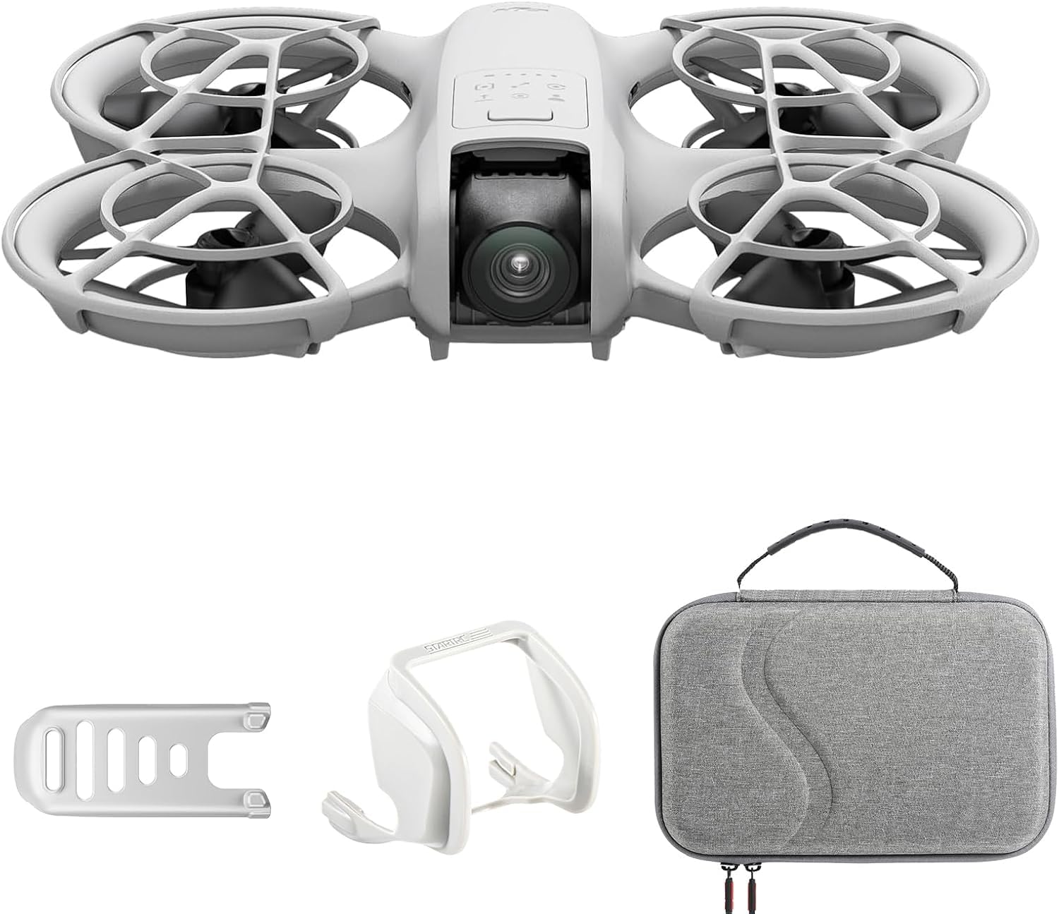 DJI Neo Bundle, Mini Dron Con Cámara 4K, Dron Autovolador de 135g, Función Follow me, Despegue manual, Seguimiento de Motivos AI, QuickShots, Protección de Hélices Integrada (sin mando)