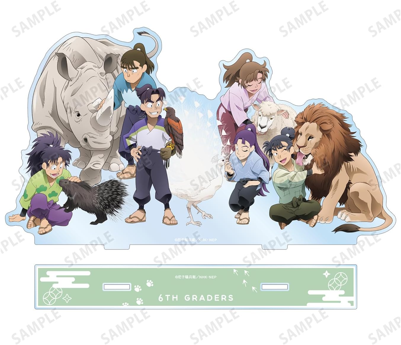 Ninjama Rantaro Illustrated Sixth Grade Gathering, A Level of Practice Raising for Everyone, Big Acrylic Stand