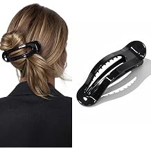Flat Hair Clips Acrylic Flat Claw Clip for Women Girls