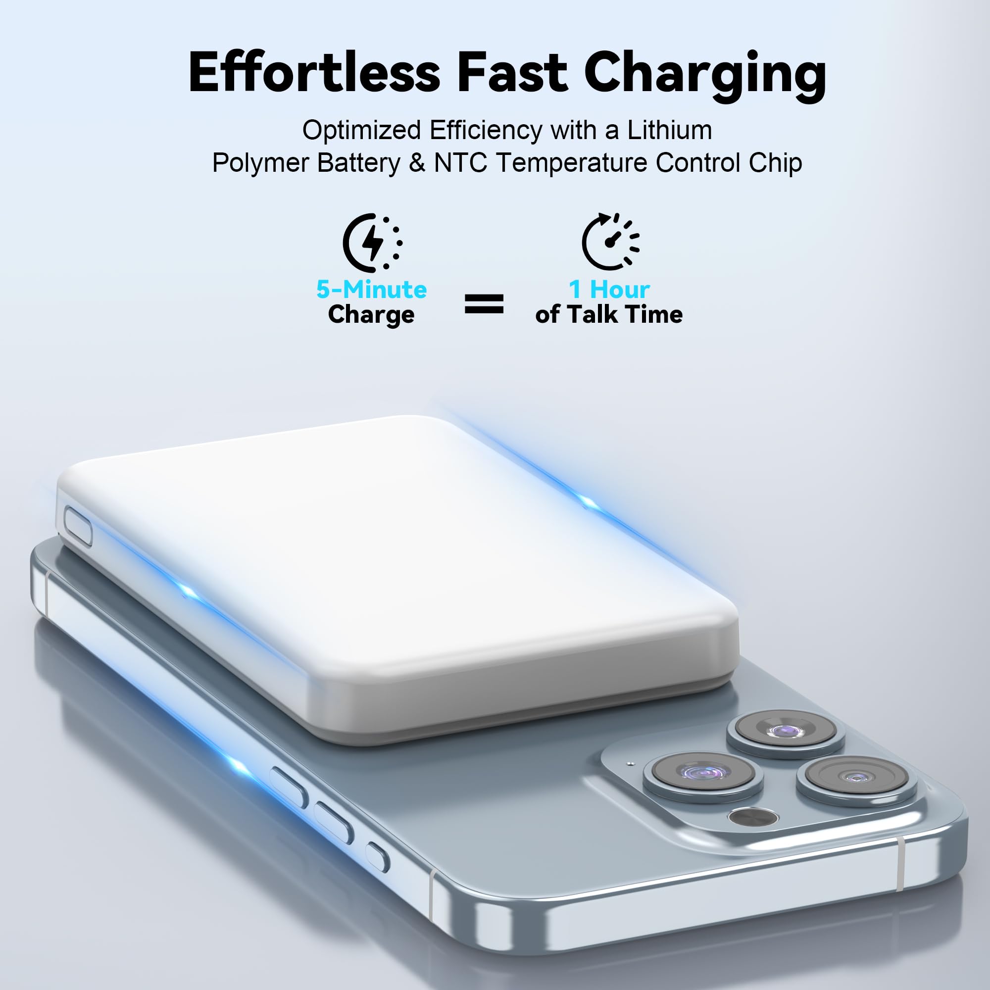 スマホアクセサリー MAGNETIC POWER BANK Amazon.com: Magnetic Portable Charger for iPhone 5000mAh,Portable