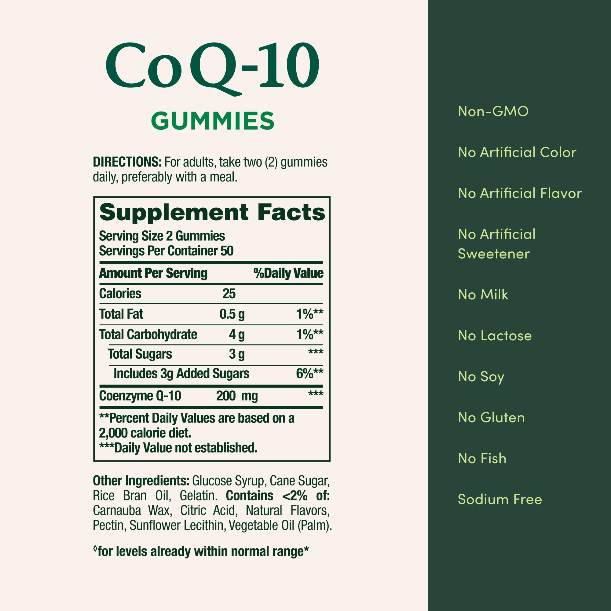 Nature's Bounty CoQ10 Gummies, CoQ10 200mg, 100 Count — Amazon image 5