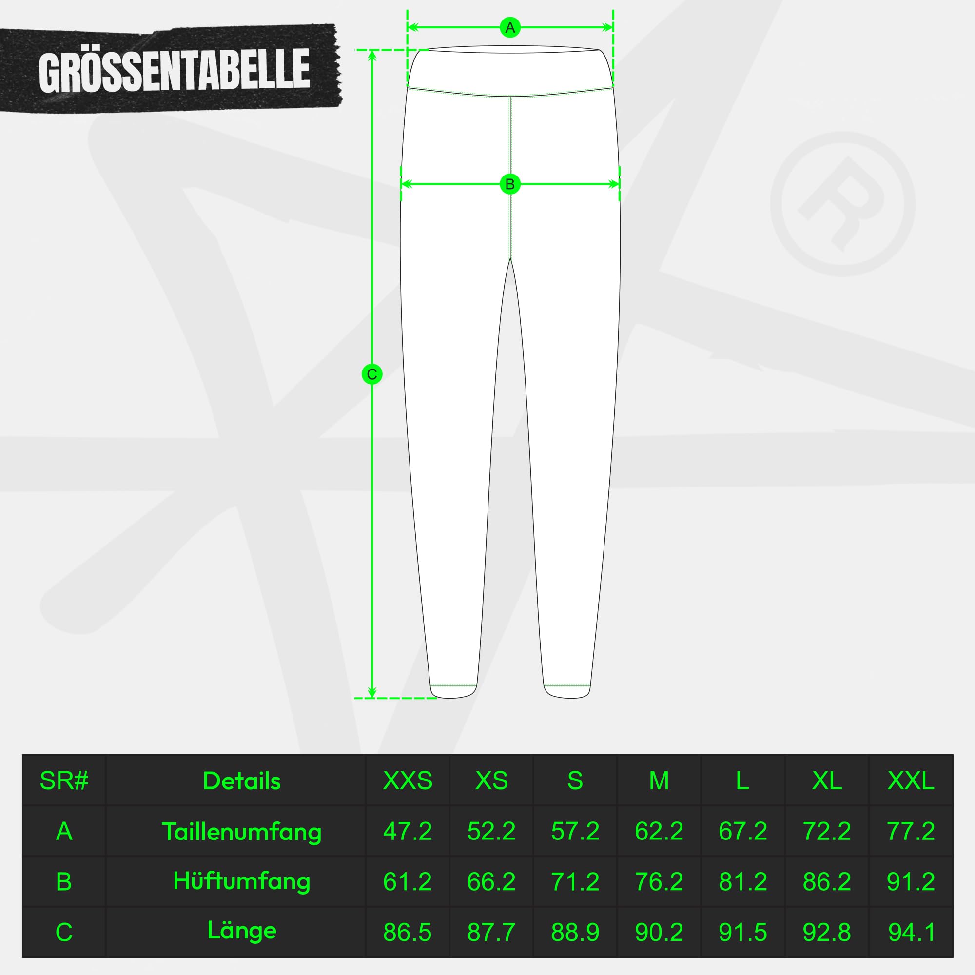 Starpro Leggings da donna a vita alta, per yoga e fitness, con tasche nascoste, taglie dalla XXS alla L