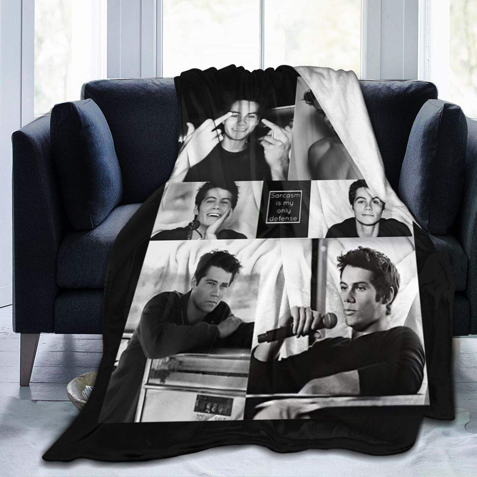 N A Dylan O'Brien Ultra-Soft Blanket Micro Fleece Throw Blanket Gift for Anime Fans 60x50 Inch