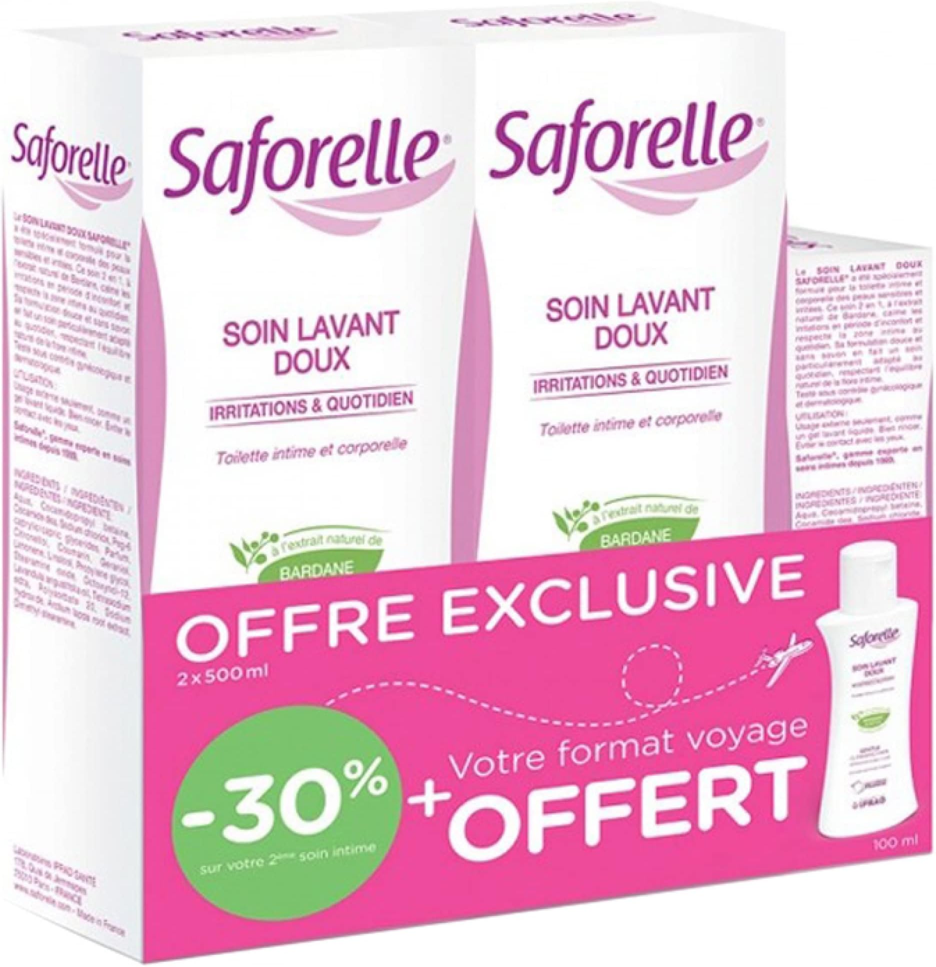 Gentle Cleansing Care 2 x 500ml + 1 Gentle Cleansing Care 100ml Offered