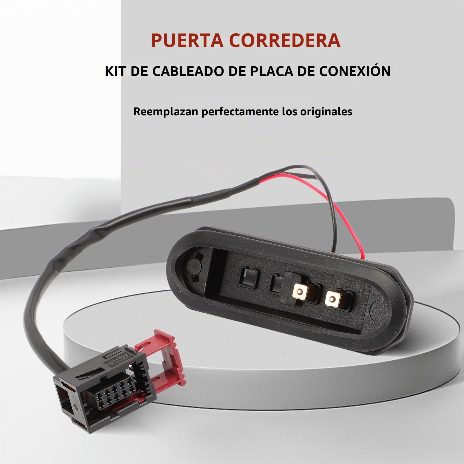 Interruptor de Contacto Puerta Corredera con Cable para Ducato Boxer Jumper desde 2006 1348483080 6365C5 Interruptor de Puerta 3+1 Pines 6737571065