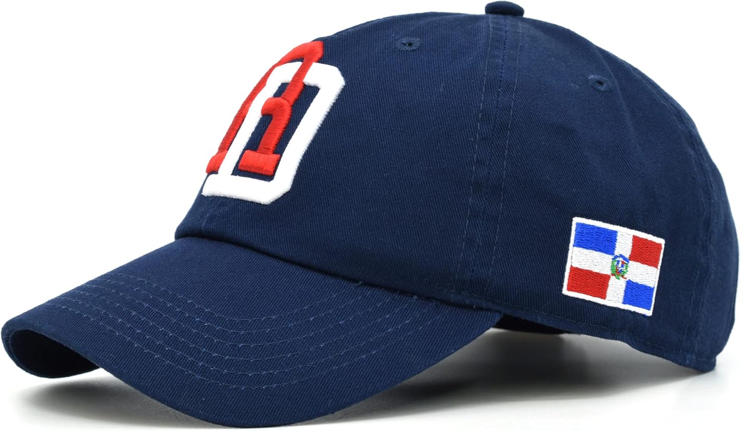 Dominican Republic DR Republica Dominicana RD Baseball Cap Navy Red Royal DAD HAT