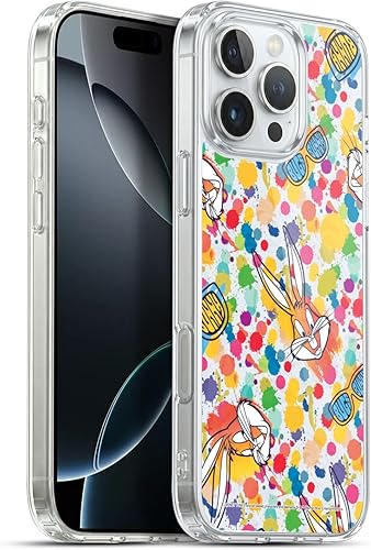 Miniatura 104 de Head Case Designs Funda de gel suave con licencia oficial de Looney Tunes Retro Bugs Bunny compatible con Apple iPhone 11 Pro Max Retro,Blanco y