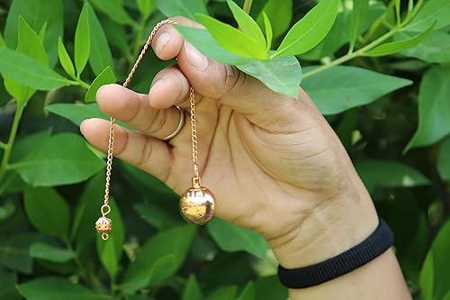 Miniatura 6 de Jet Round Ball Cobre Plateado Metal Péndulo Curación Radiestesia Metafísica Respuestas Espirituales 200 PÁGINA E-BOOK NOMBREADO "CRISTALES, MI