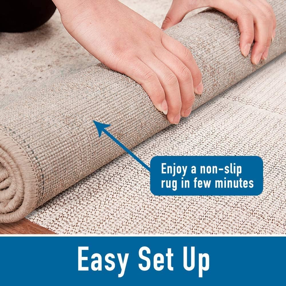 RHF 8' ×10' Rug Pad, Rug Pad, Extra Strong Grip, Available 12 Sizes, Non Slip Rug Pad, Rug Pad for Hardwood Floors, Rug Pads, Rug Pad 8' ×10'